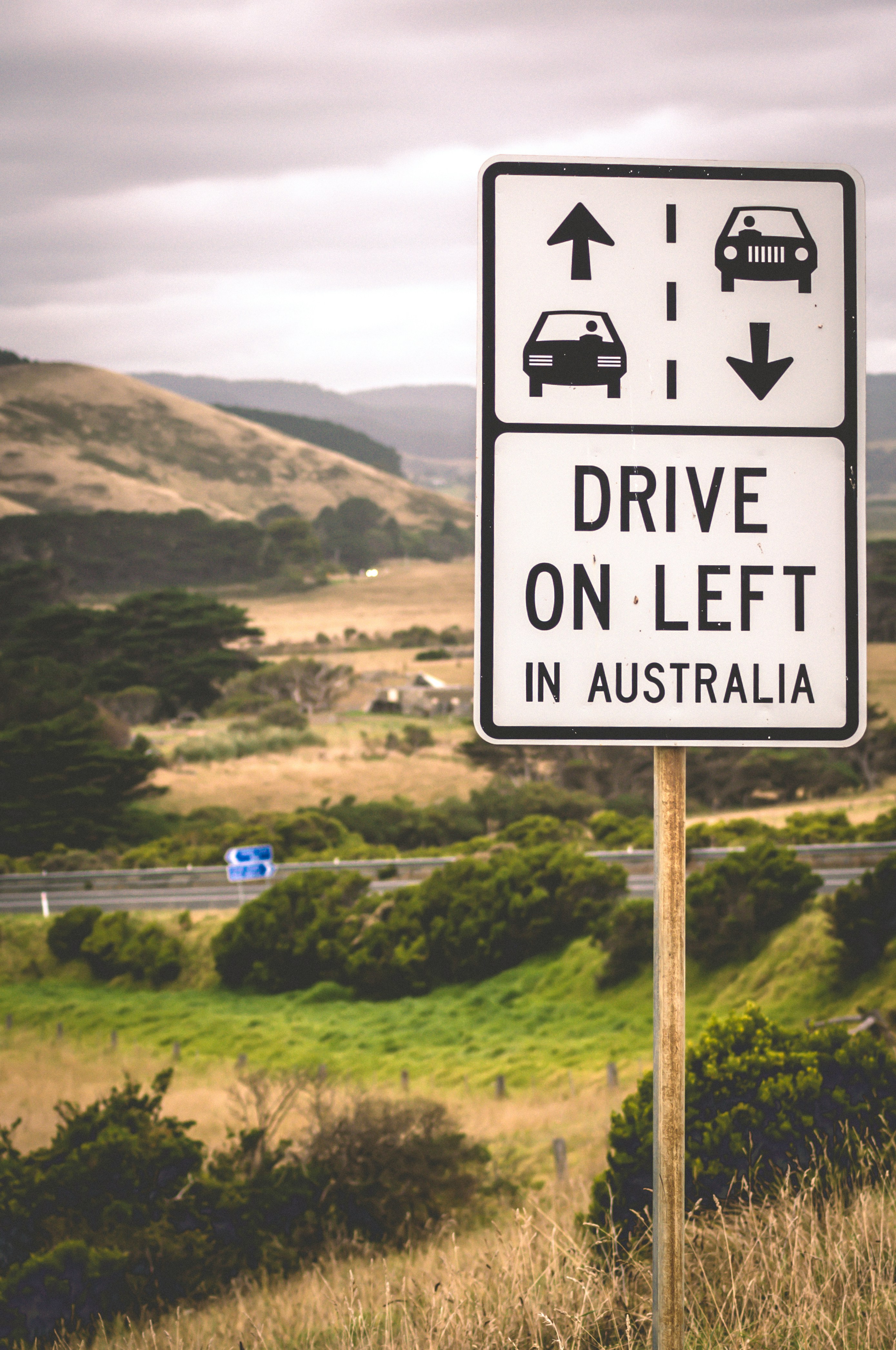 Linksverkehr in Australien: Drive on left